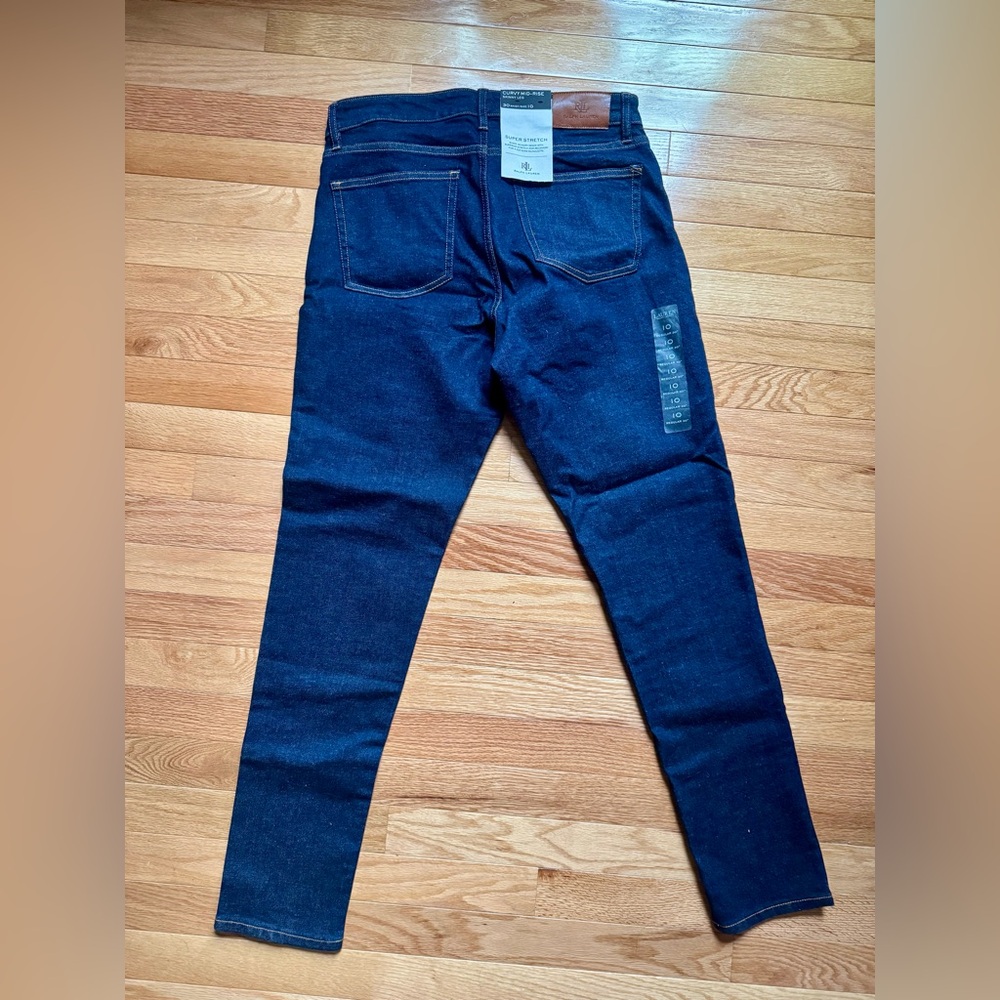 🆕 NWT Ralph Lauren Curvy Mid-Rise Skinny Jeans 👖 - Picture 4 of 6